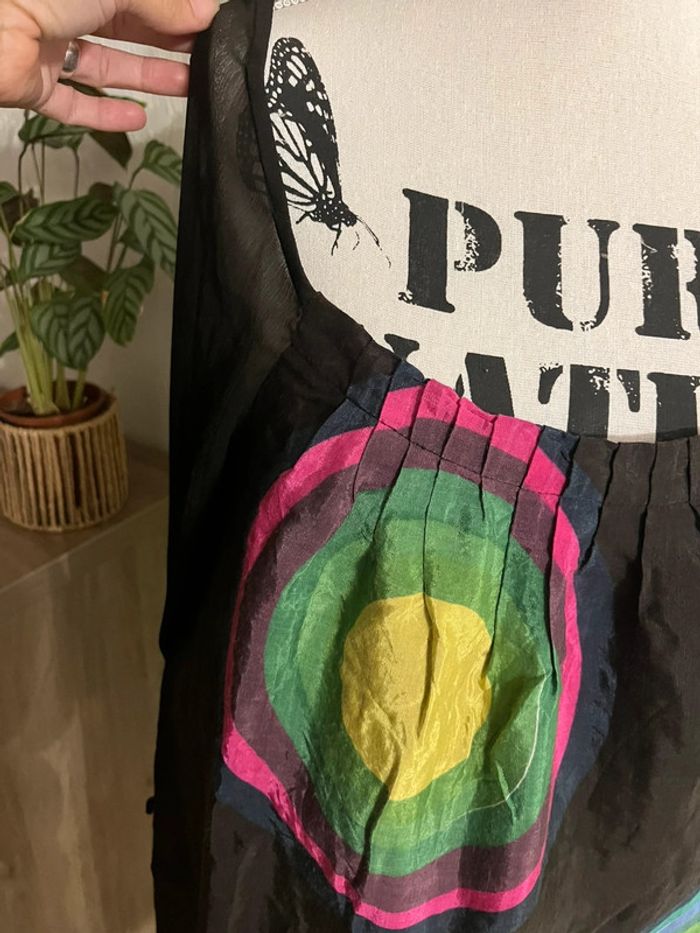 Très jolie robe colorée desigual taille 38 - photo numéro 2