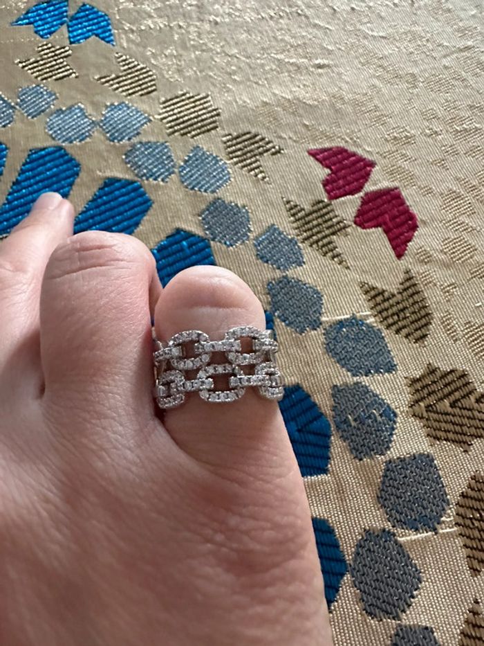 Bague en argent 925/1000ème taille 52