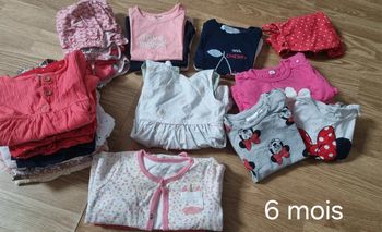 Lot bébé fille 6 mois été