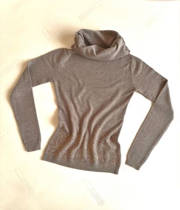 Pull col roulé détail strass - Camaïeu