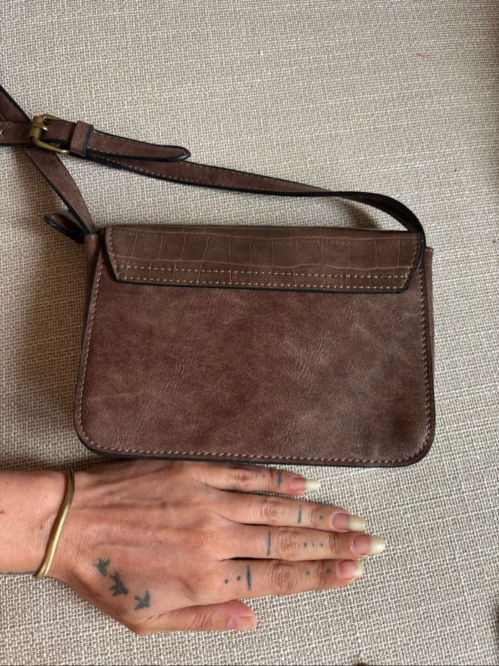 petit sac à main marron - photo numéro 5