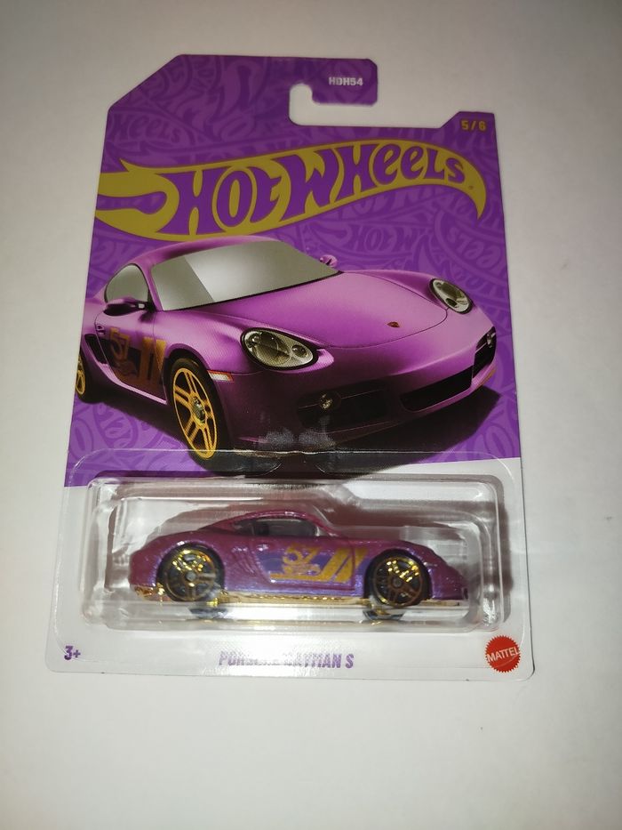 Hot Wheels Porsche Cayman S Purple and Gold Mix B 2025 - photo numéro 2