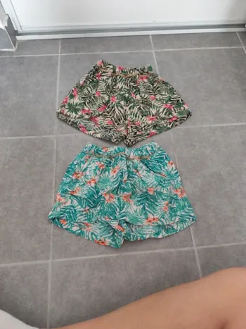 Lot de 2 shorts fluide