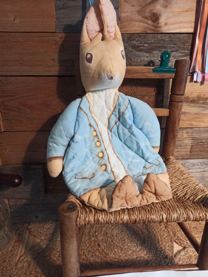 Peluche Pierre lapin peter rabbit range pyjama tbe - photo numéro 2