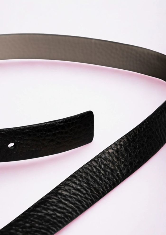 Ceinture noir en cuir • Black leather belt Salvatore Ferragamo - photo numéro 7