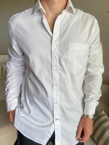 Chemise Tommy Hilfiger - blanches - taille M 👔