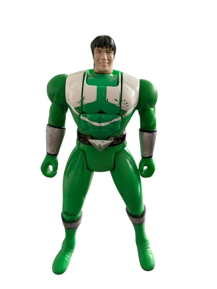 Figurine Power Rangers Green Rangers Flip-Head Bandai 2001 - photo numéro 3