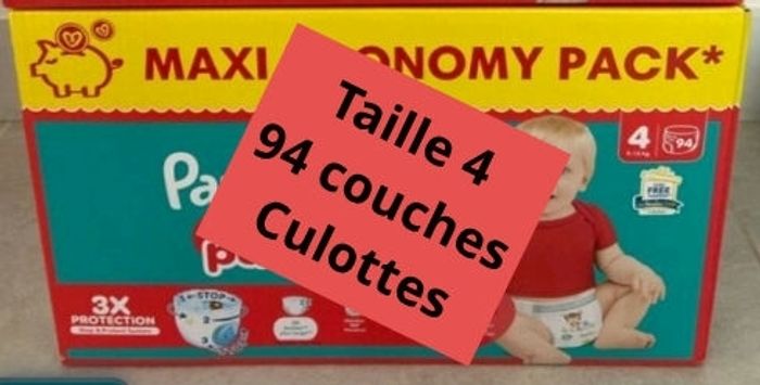Pampers taille 4 pant