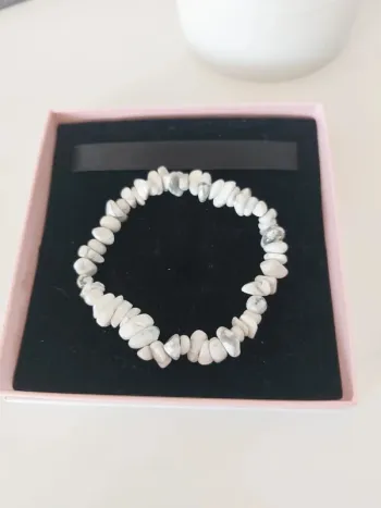 Bracelet pierres naturelles howlite