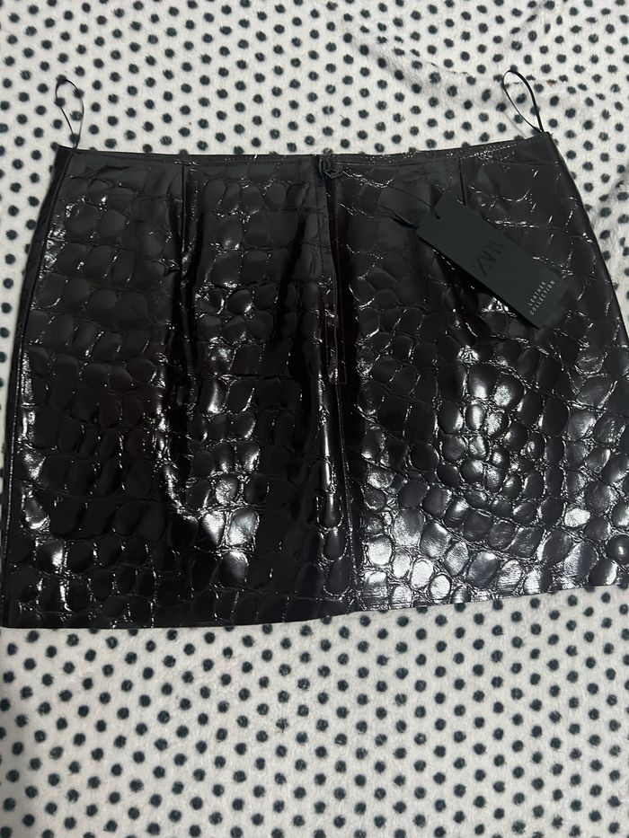 Jupe Zara en cuir