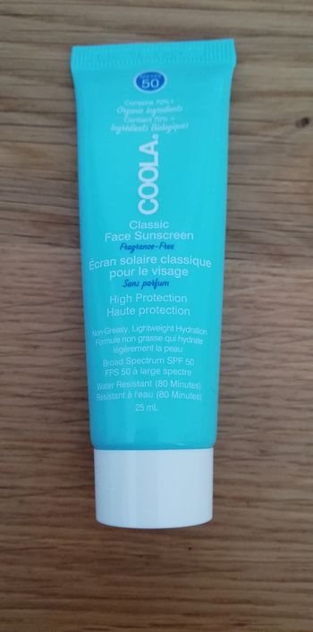 Coola face sunscreen spf50