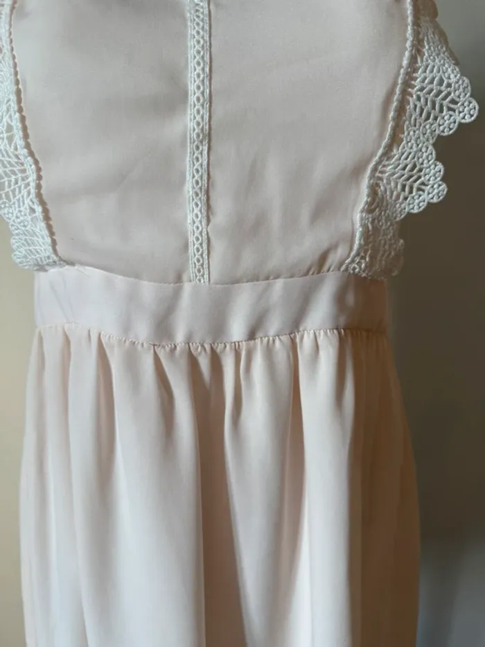 Robe rose pale en très bon état naf naf taille 44 - photo numéro 4