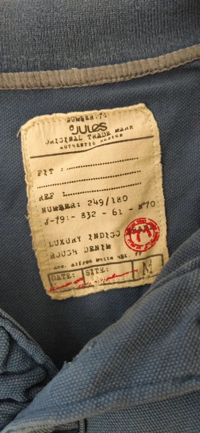 Polo bleu jules - photo numéro 3