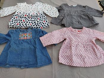Lot de 4 blouses