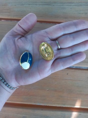 Boucles à clip vintage