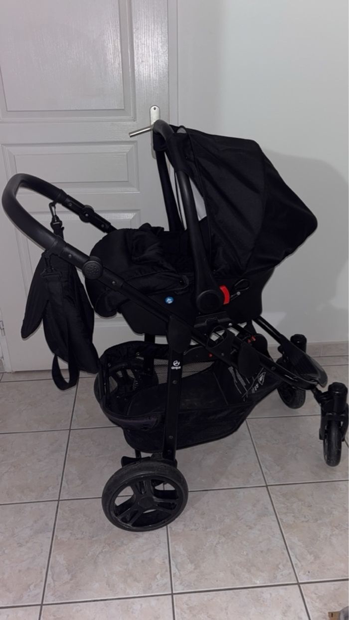 📢 À vendre : Poussette Trio Emjot – cosy + assise + sac à langer - photo numéro 2