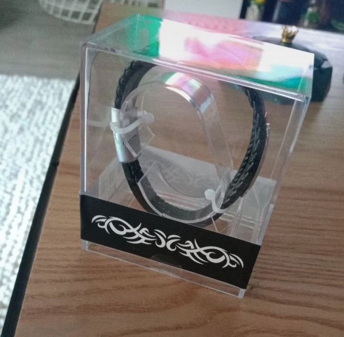 Bracelet en cuir redskins - photo numéro 3