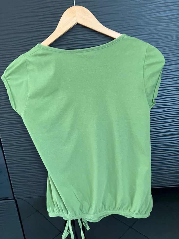 T shirt vert Promod taille 2 - photo numéro 3