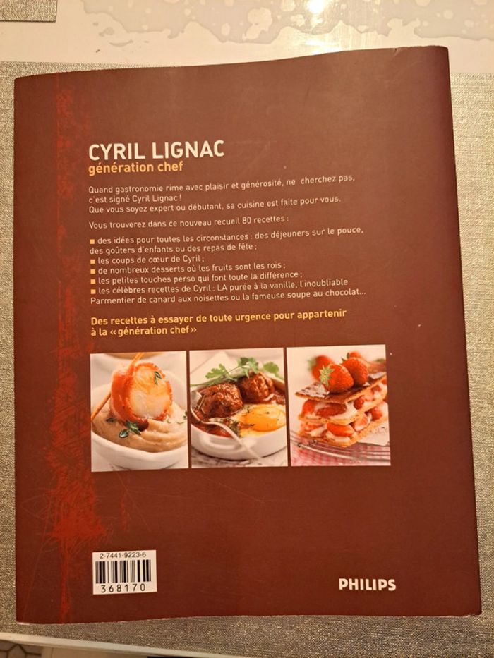 Livre de recette cyril lignac - photo numéro 2