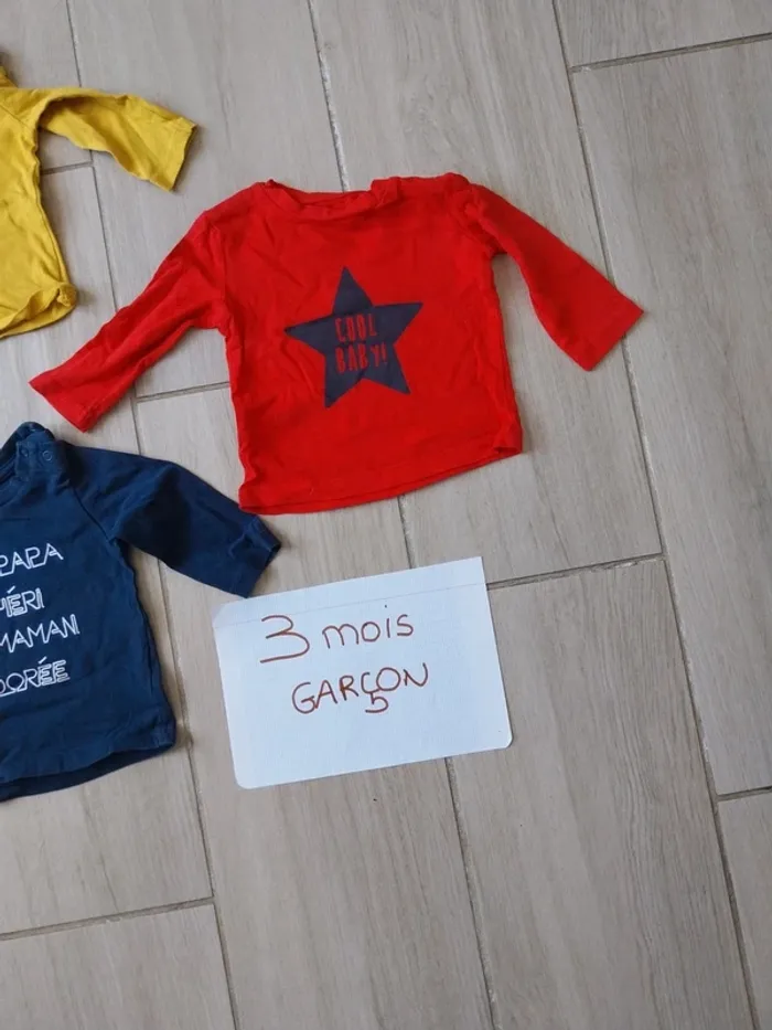 Lot t-shirt manche longue - photo numéro 4