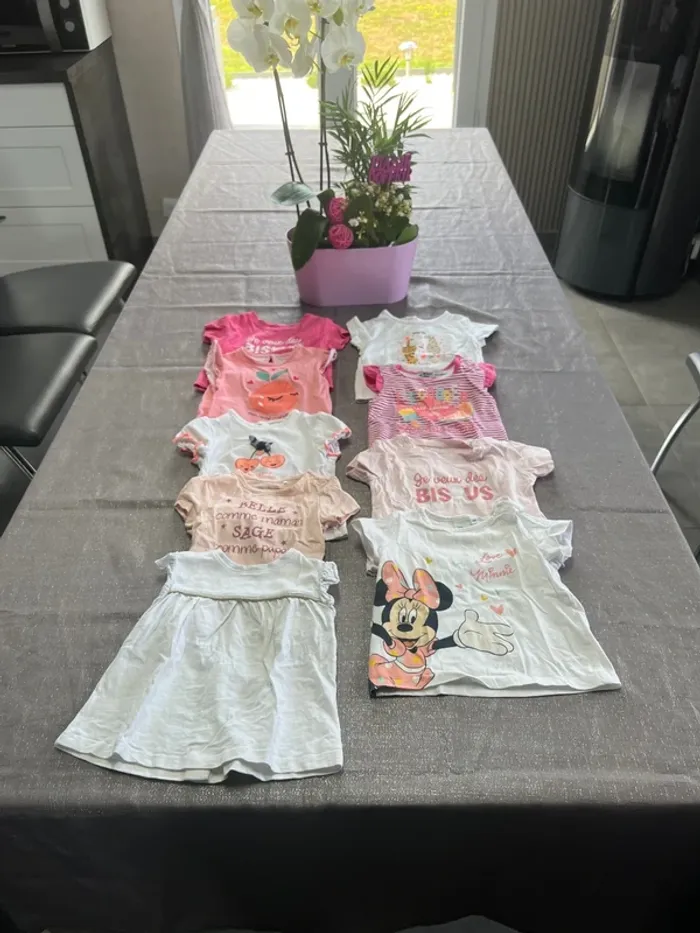 Lot t-shirt 6 mois