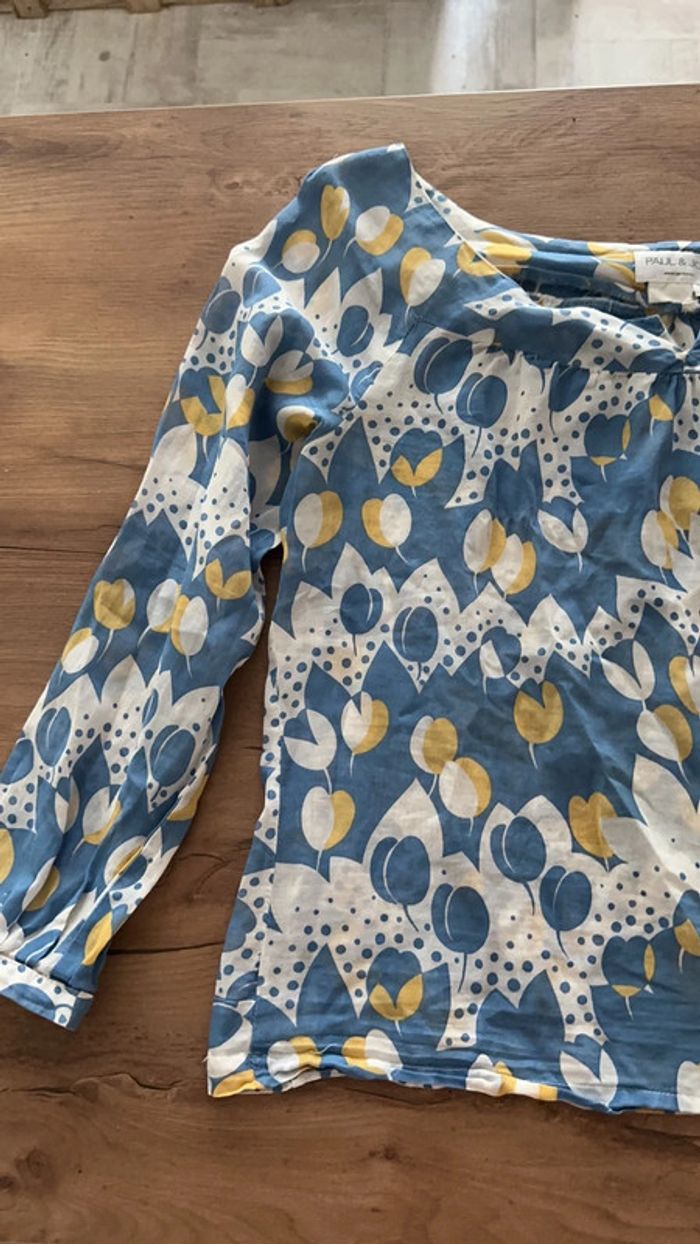 Blouse à fleurs tulipe Paul and Joe