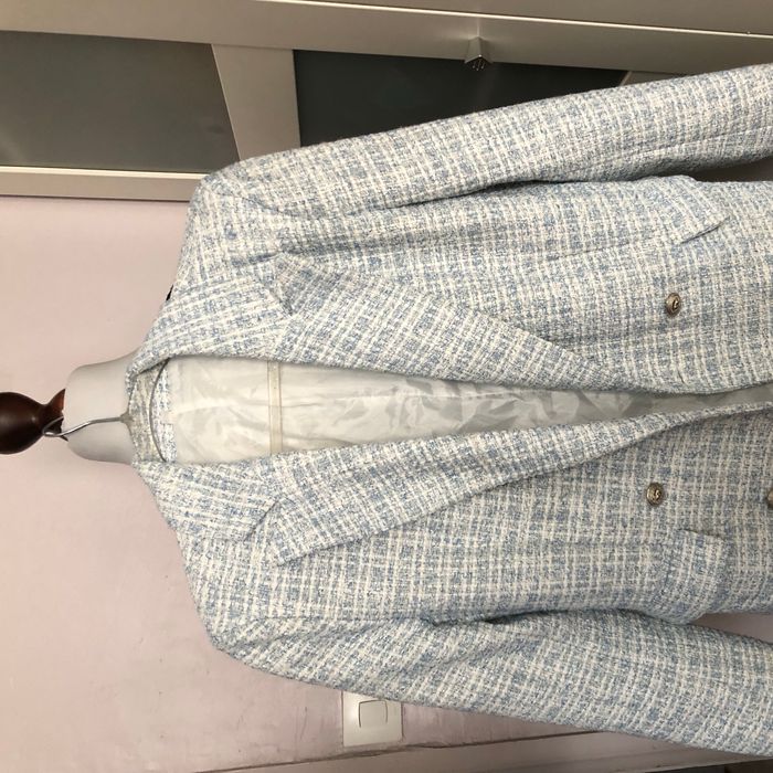 Blazer bleu et blanc - photo numéro 4