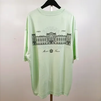 T-shirt oversize vert menthe Riviera Sports Academy Monaco France Taille M homme A809