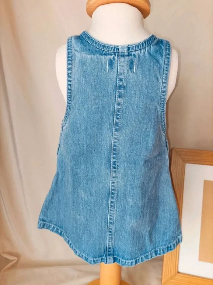 Ravissante robe en jean Kimbaloo fille 3 mois - photo numéro 4