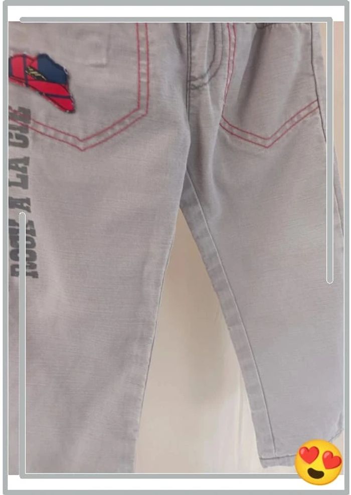 Pantalon gris compagnie des petits 24mois - photo numéro 2