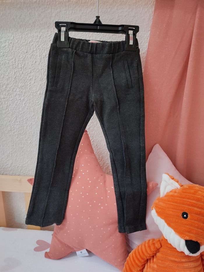 Legging épais - Gris foncé - 2 ans - Neuf - Du pareil au même