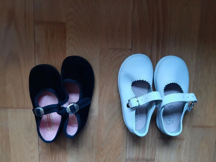 ballerines noir et blanche