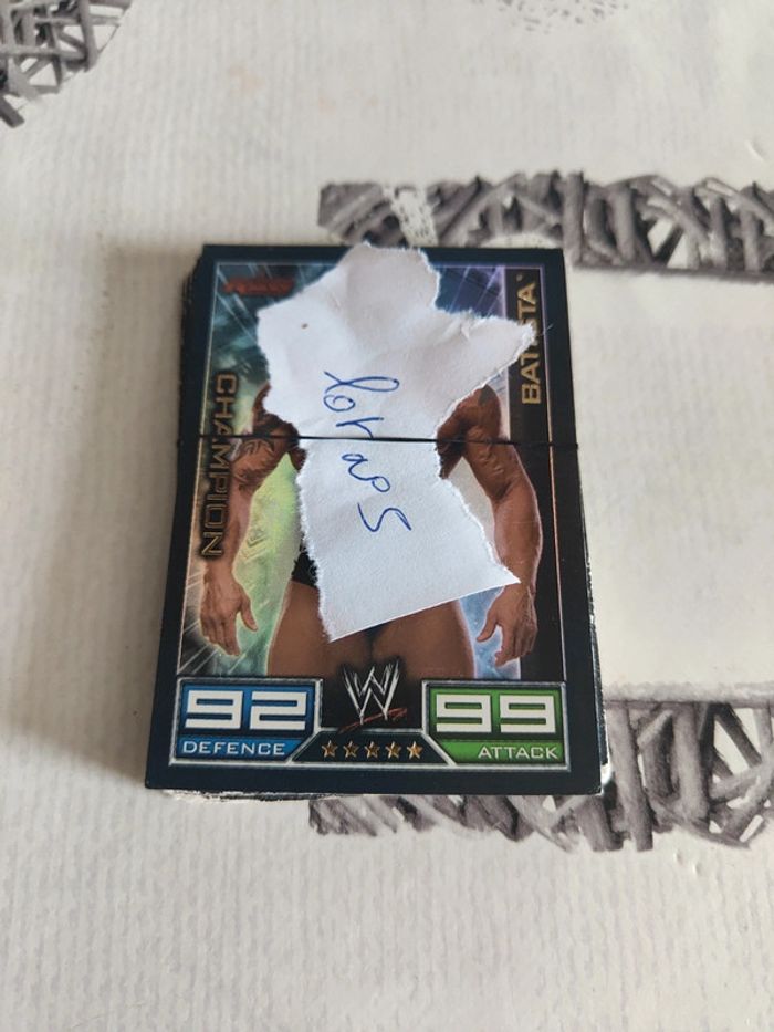 Lot n°5 de 18 carte topps slam attax trading card game 0€50 -50% dès 2 achetés - photo numéro 4