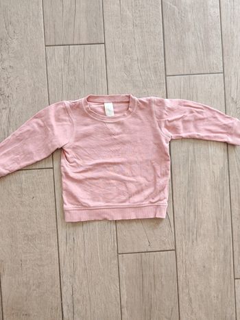Pull rose H&M 12/18 mois