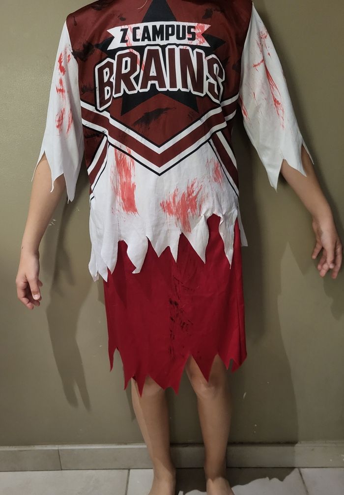 Deguisement halloween pompom gril 10-12 ans