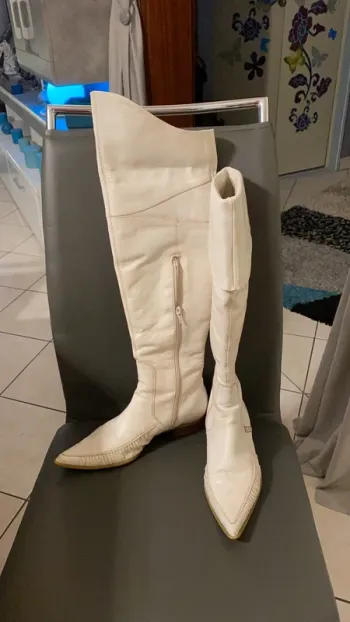 superbe botte haute crème BATA 38 comme neuve