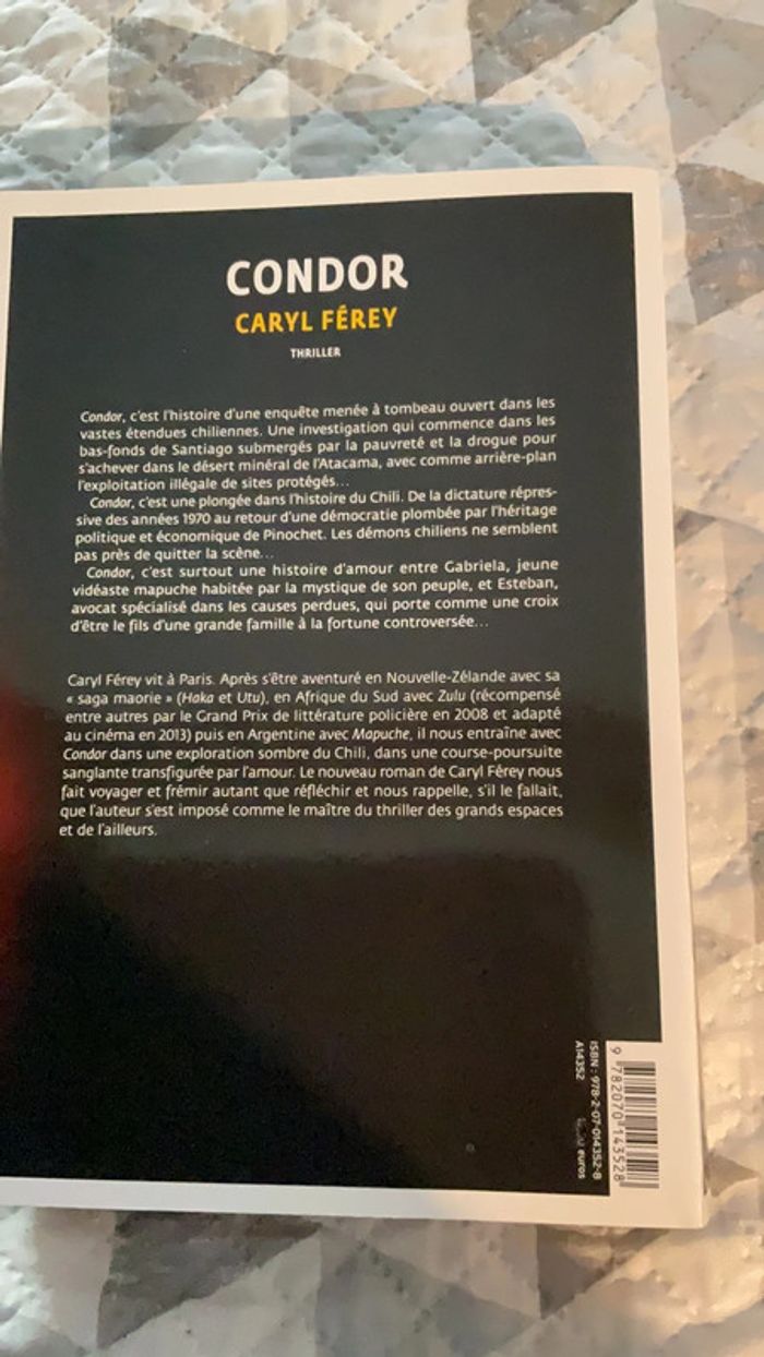 #Condor Caryl Férey - photo numéro 3