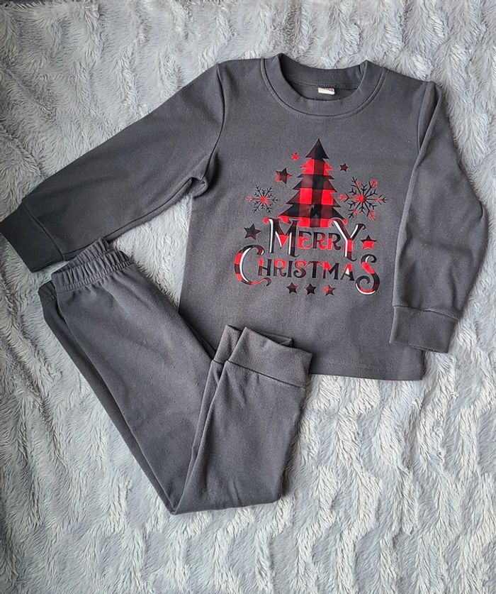 Pyjama chaud merry christmas noel 4ans