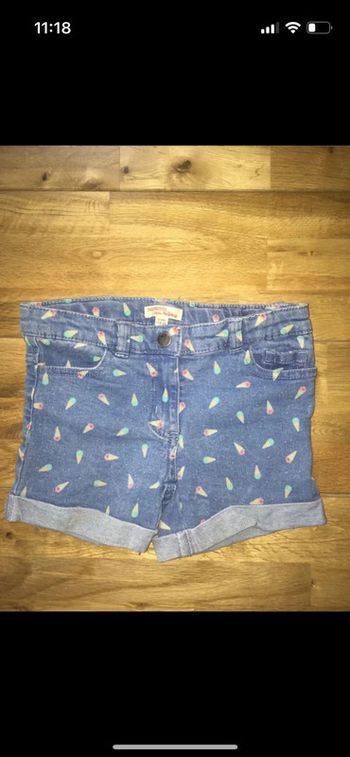 Short en jeans motifs glacés TAO 5ans/110cm