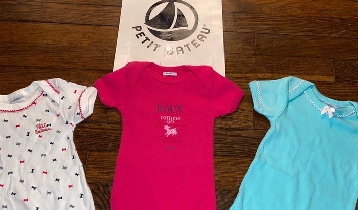 Lot body petit bateau 3 mois - photo numéro 2