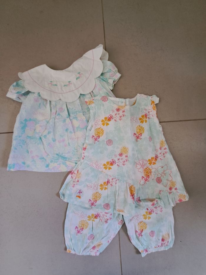 Ensemble été fille 6 mois