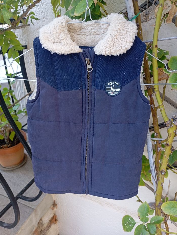 Veste sans manche doublée peau de mouton 2 a