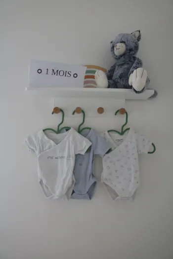 Lot bodies été garçon Vertbaudet 1 mois