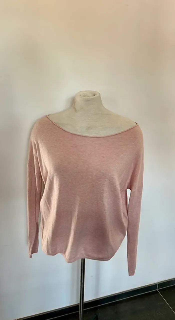 Blouse les Essentiels rose XS-S - photo numéro 3