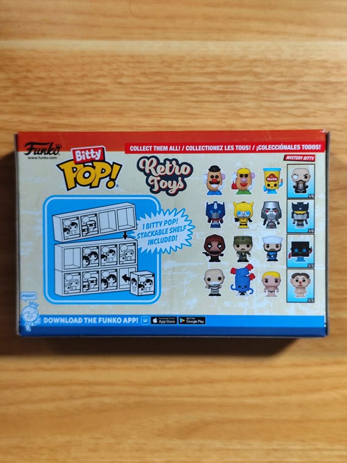 Boîte 4 Bitty Pop! - Optimus Prime, Bumblebee, Megatron + Mystère - Transformers (Retro Toys) - photo numéro 7