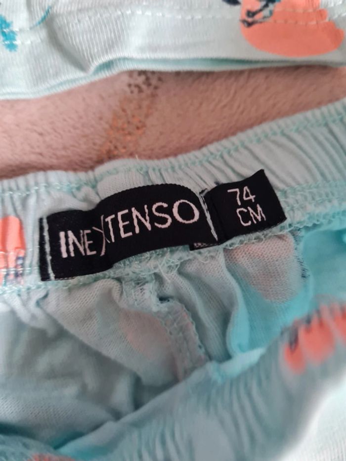 Ensemble short + débardeur fille 12 mois in extenso - photo numéro 3