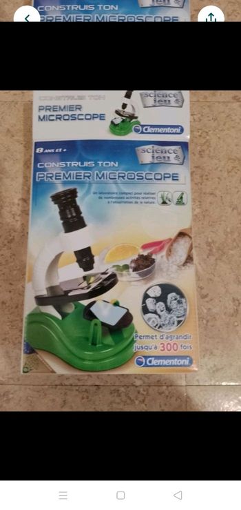 Mon premier microscope