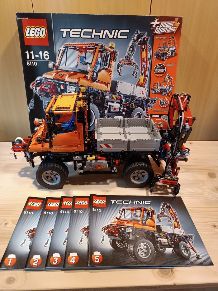 Lego Technic 8110 Camion Mercedes-Benz Unimog U400 Monté, Complet et Fonctionnel - Etat Neuf - photo numéro 5