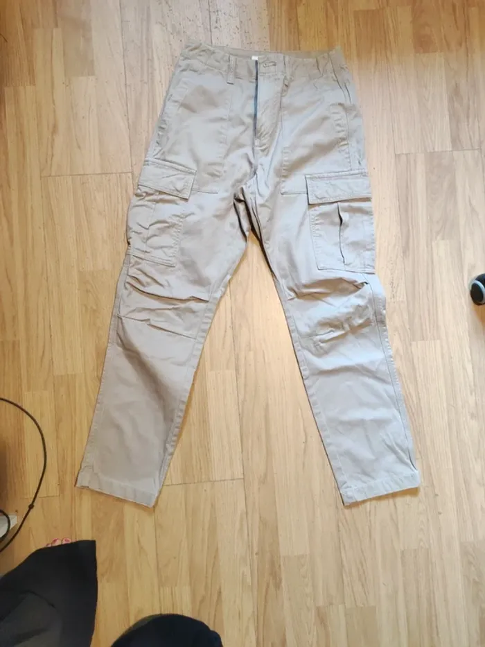 Pantalon cargo Celio beige