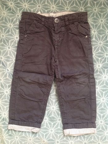 Pantalon gris doublé Tape à l'œil - 18 mois